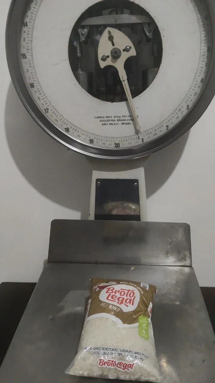 Balança comercial de plataforma Cozzolino funcional de 20 kg