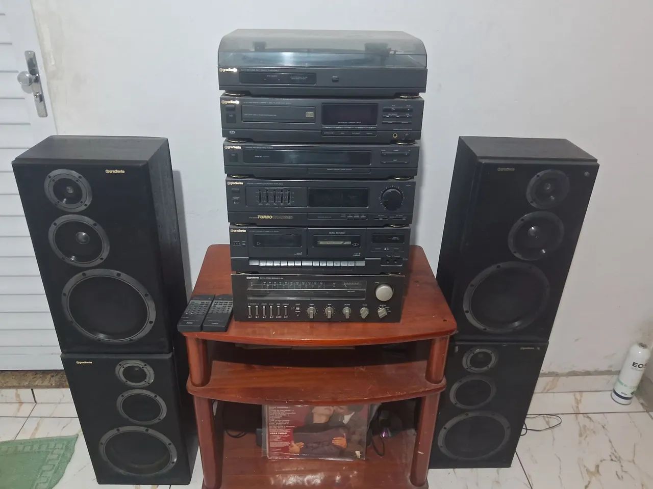Som gradiente completo + receiver s126 + 4 caixas - Foto 2