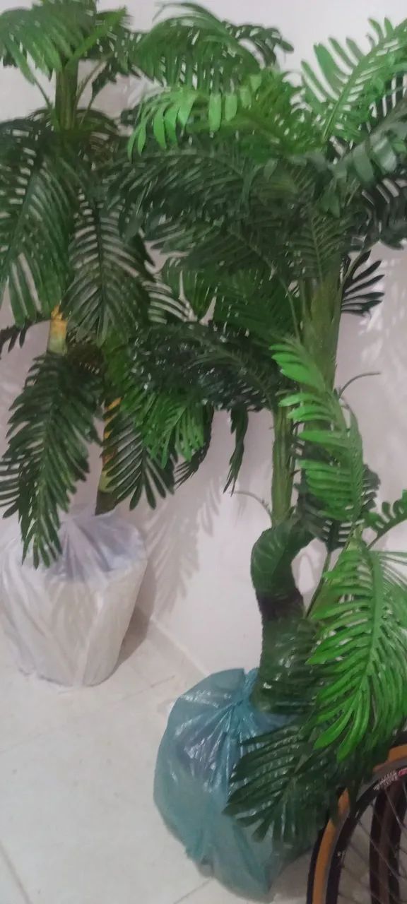 Planta artificial realista palmeiras 02  - Foto 2