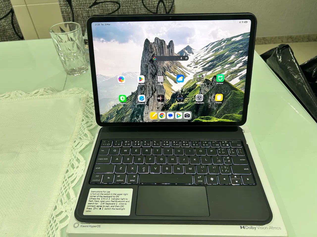 Xiaomi PAD 7 128GB + Capa Magic Keyboard + película protetora - Foto 4