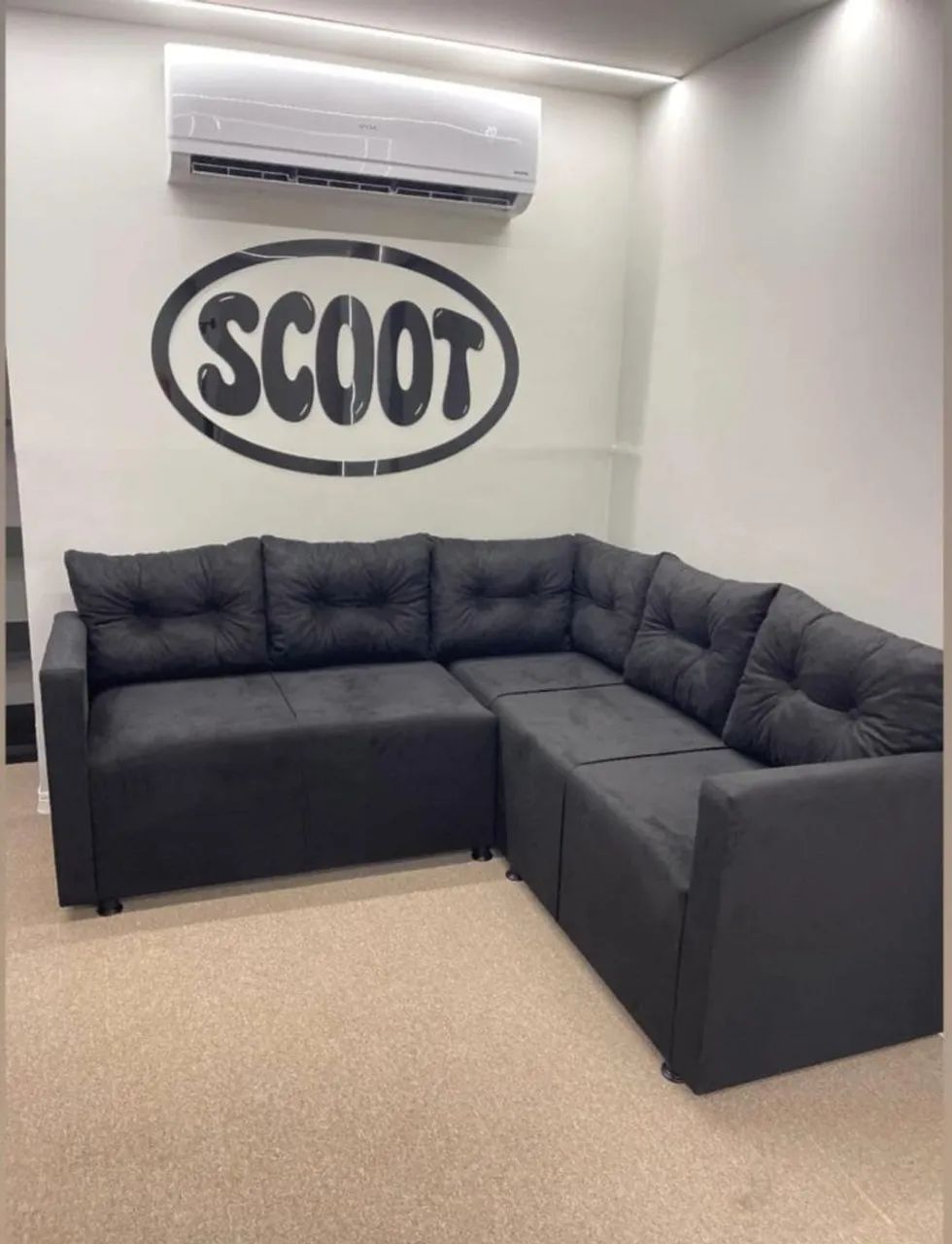 Sofá de canto Modelo PRATA (2.55x1.87) Grandão! Contato * - Foto 5