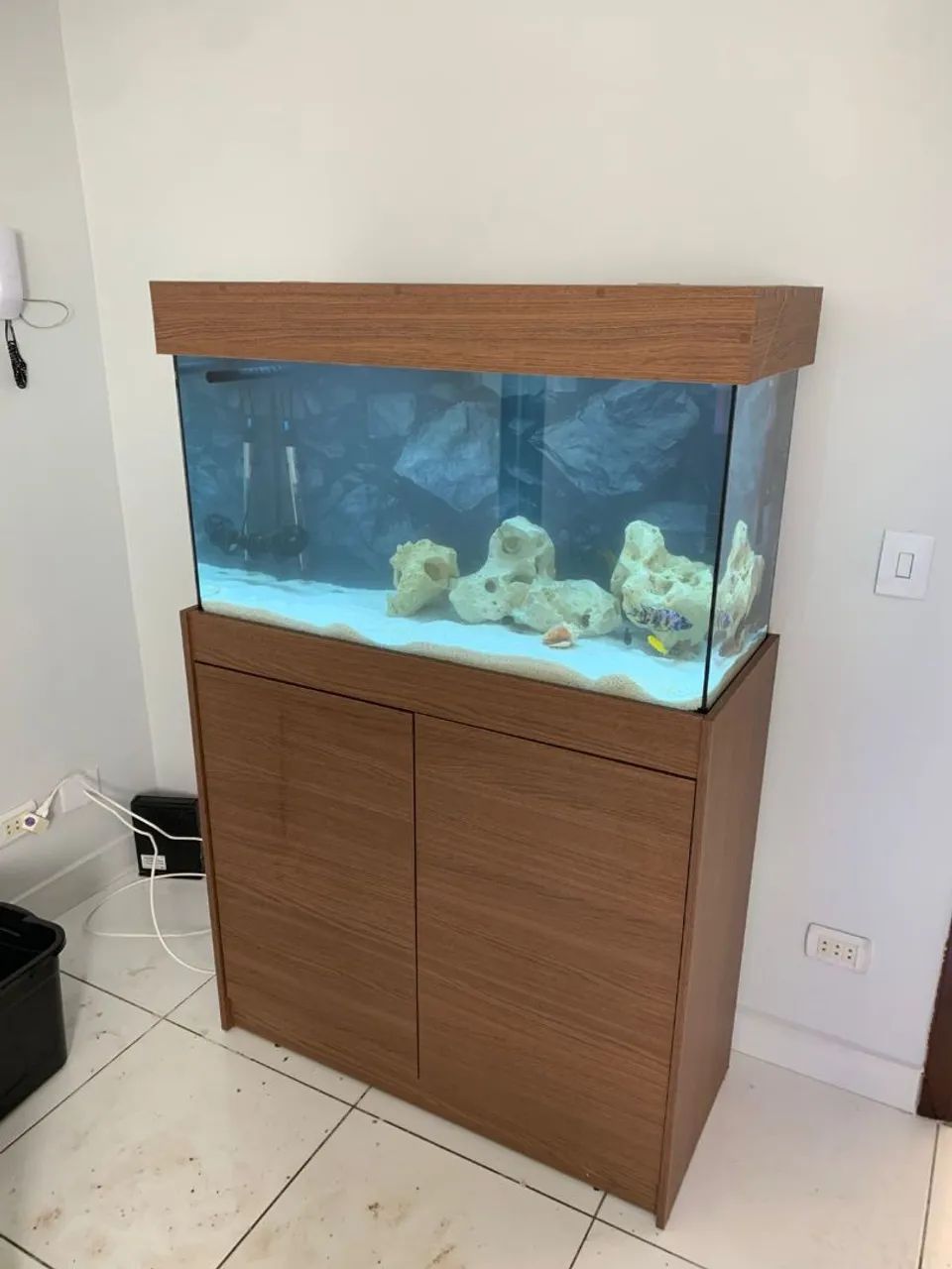 Aquário 200 litros completo com movel - Foto 4