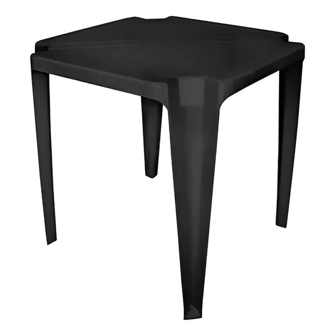Mesa de plástico preta 