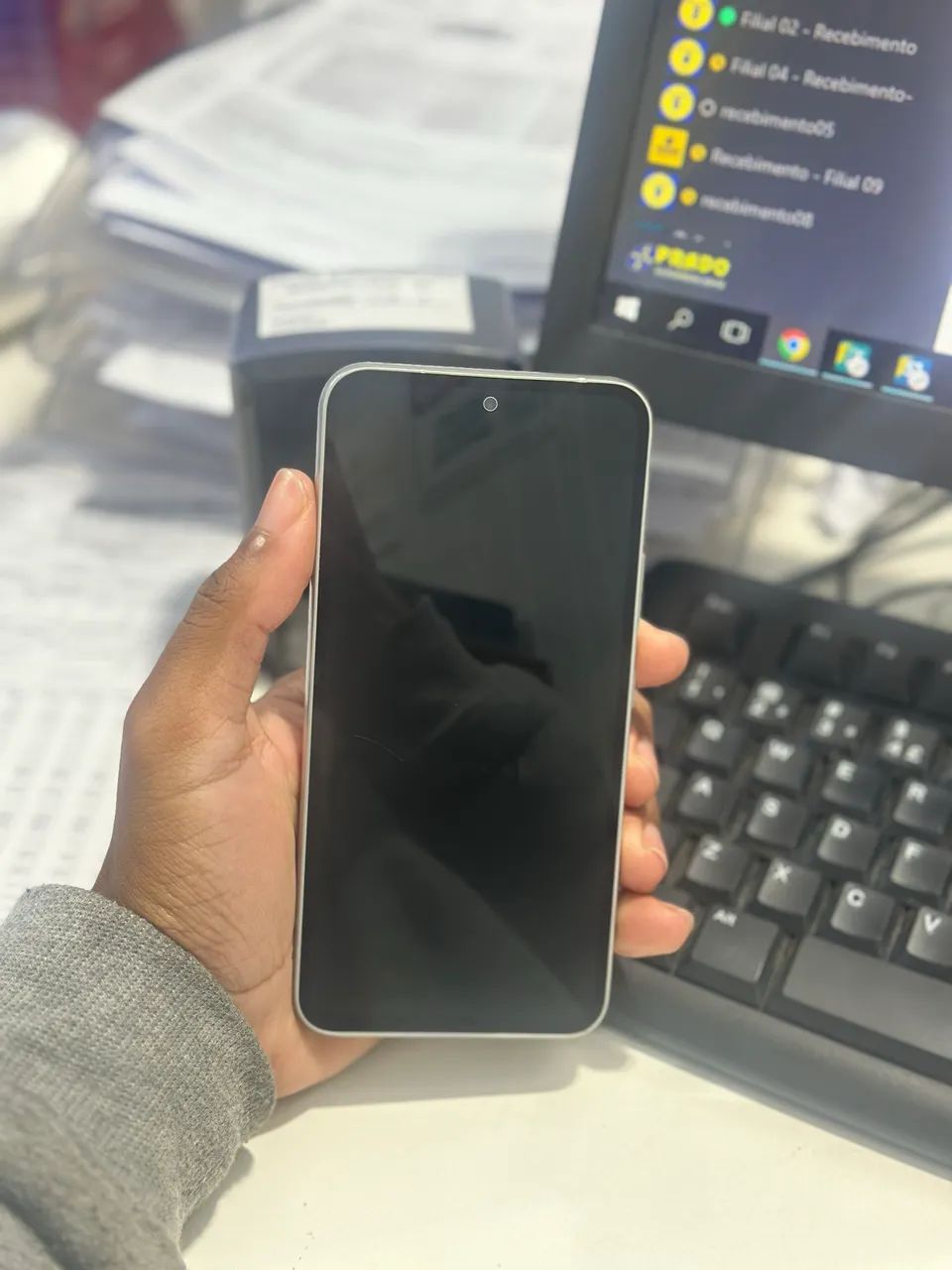 Celular A54 5G 128GB Dual SIM Branco - Funcionando Perfeitamente - Foto 5