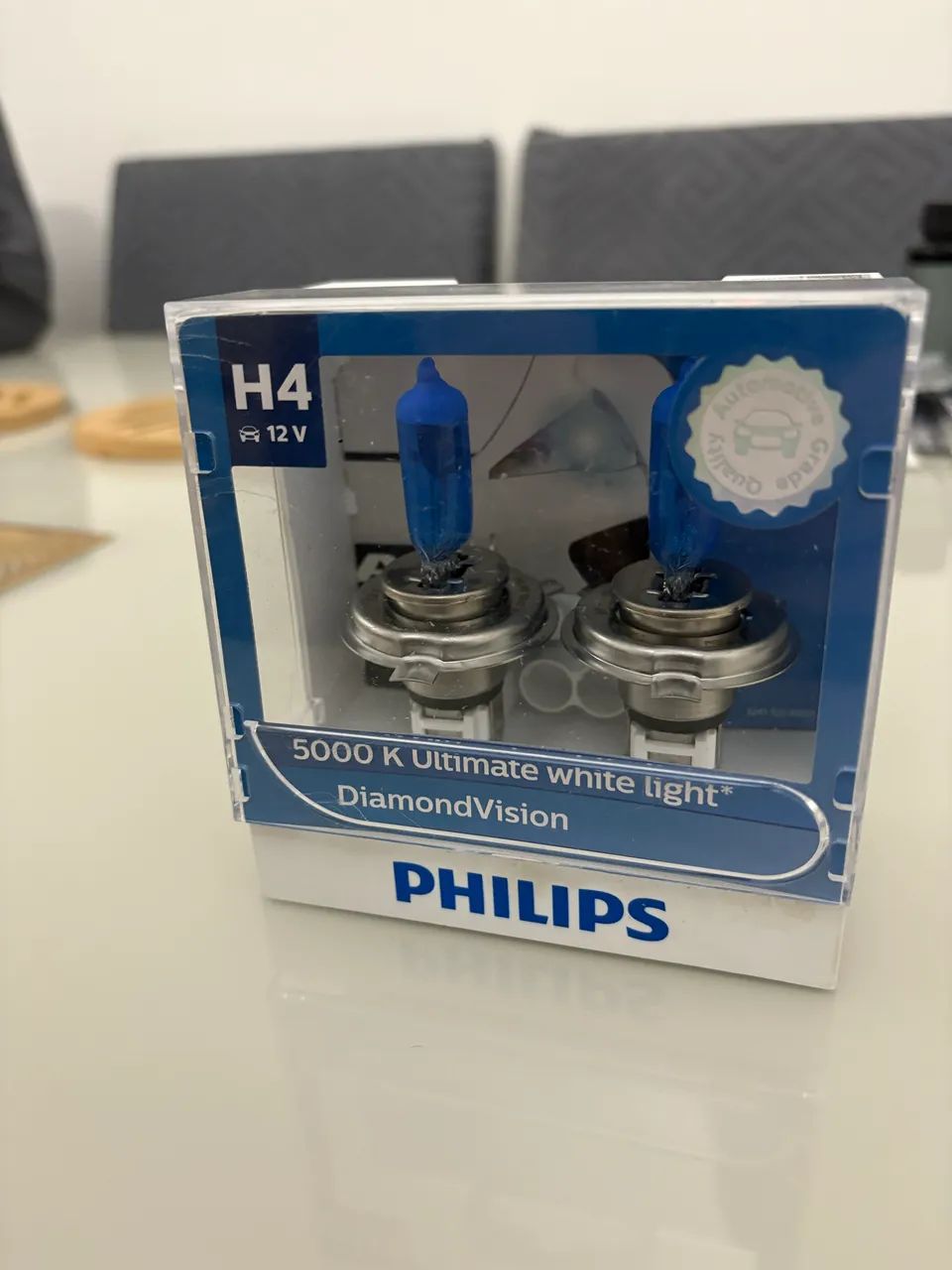 Lâmpada H4 Philips 5000k - Foto 3