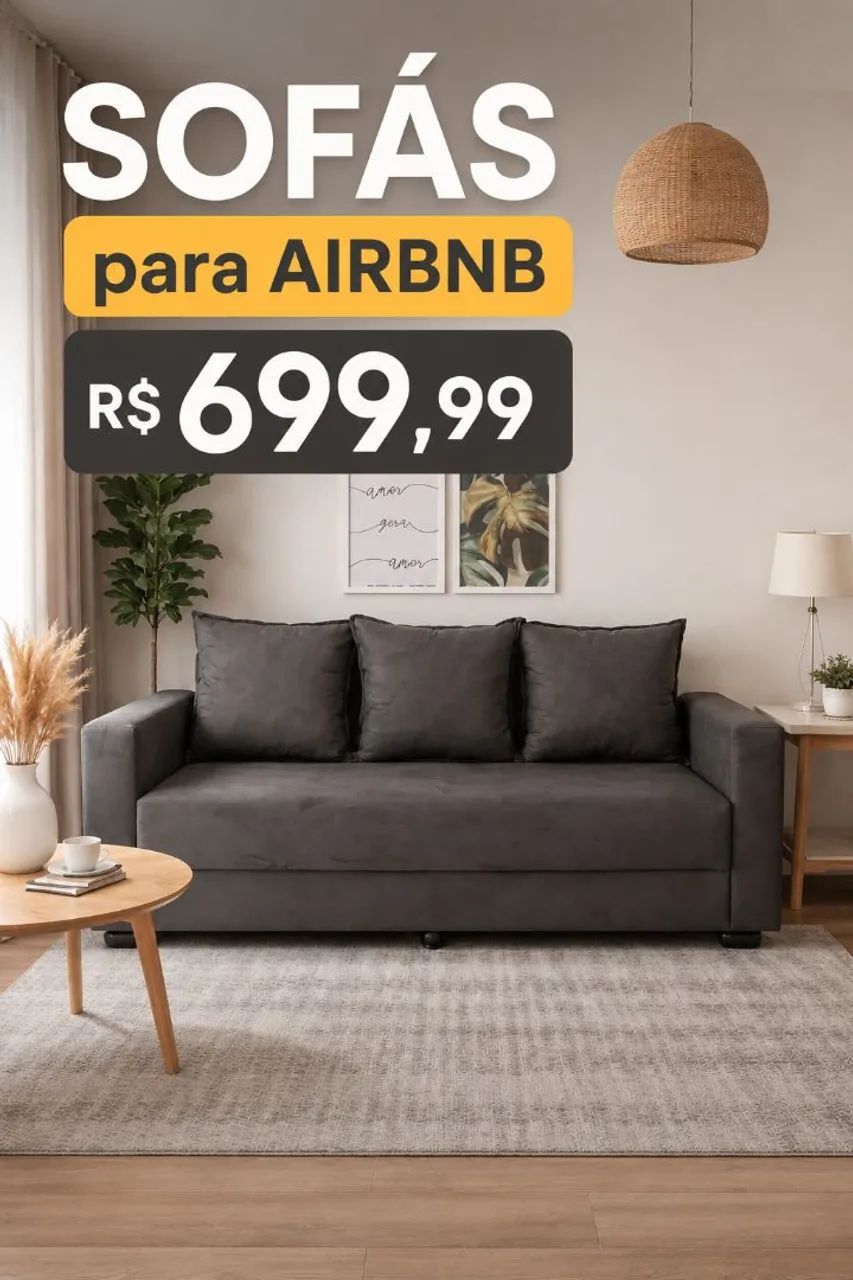 SOFÁS para AIRBNB, resistente escolha o seu! - Foto 4
