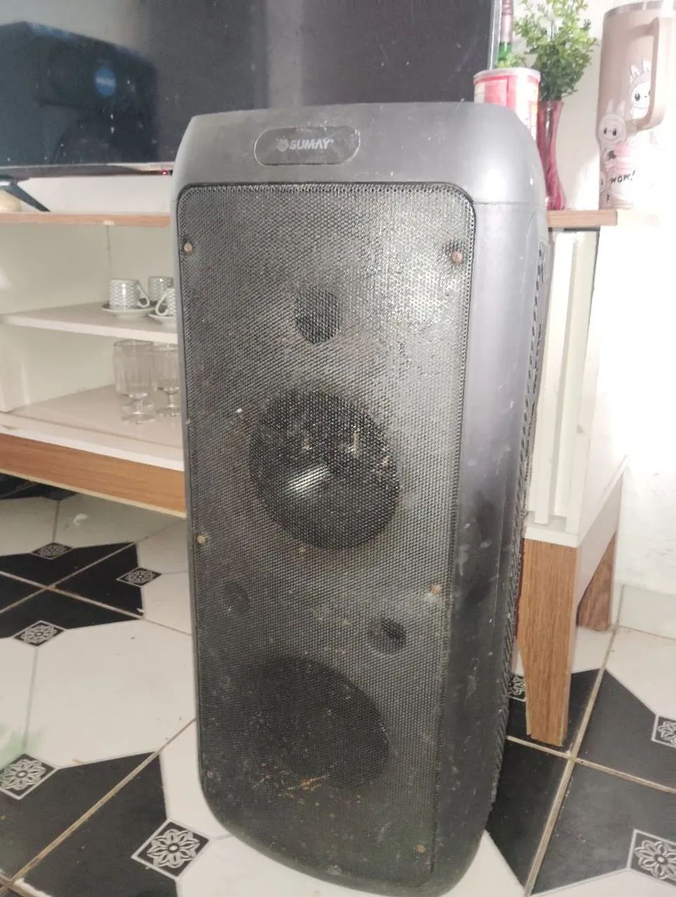 Vendo caixa de som sumay portátil com problema no botão de ligar interessado chama no pv  - Foto 2