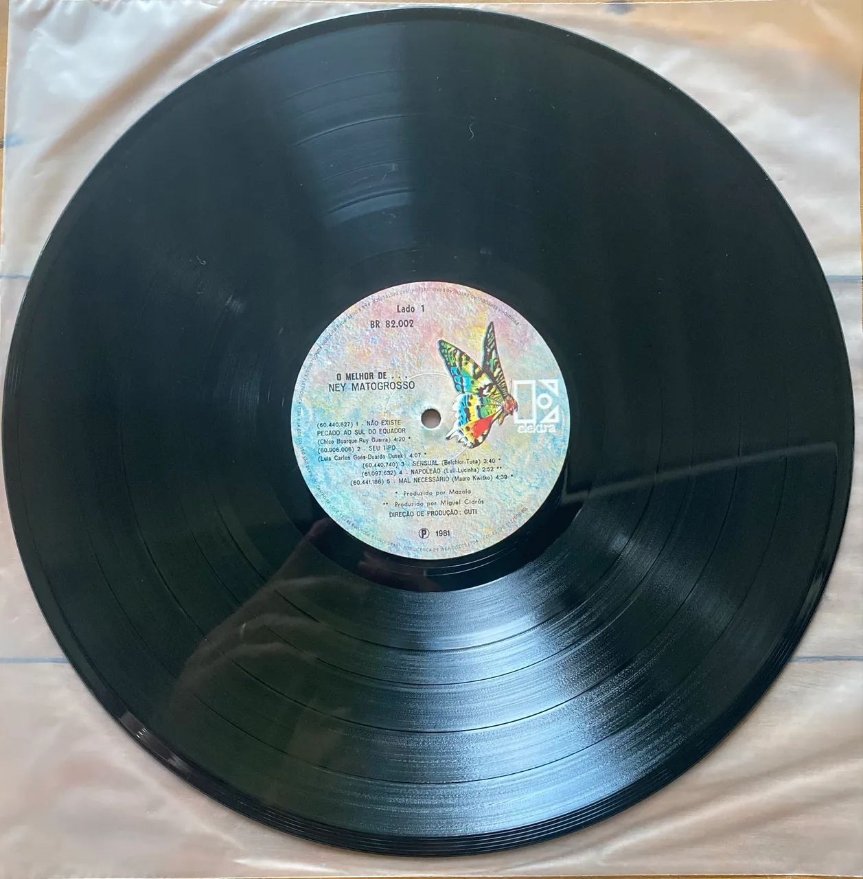 Disco de vinil (LP) Ney Matogrosso - O melhor de - Foto 4