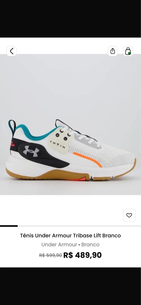 Tênis Under Armour tribase