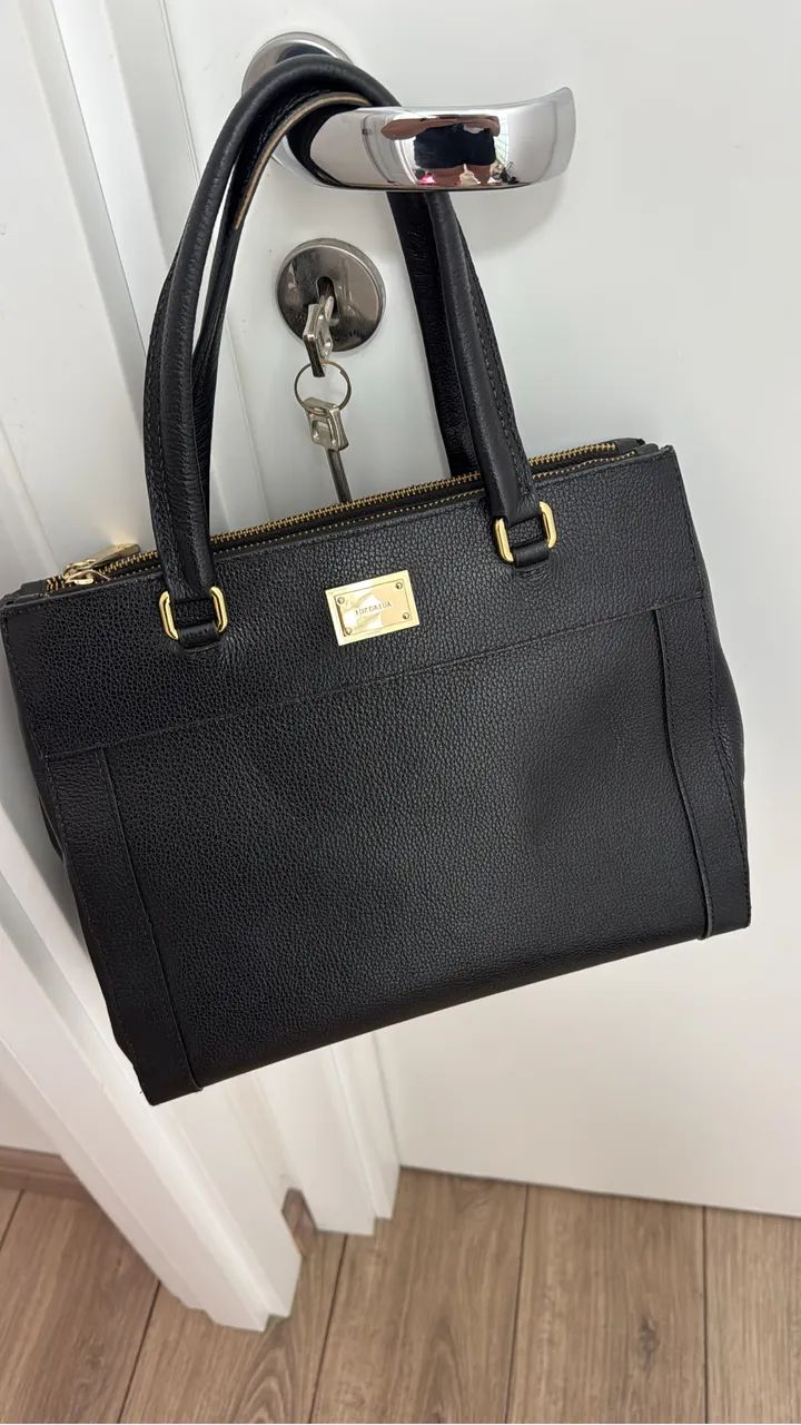 Bolsa Luz da Lua em couro  - Foto 2