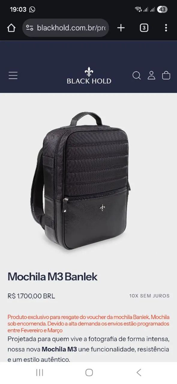 Mochila Hold Black  - Foto 2