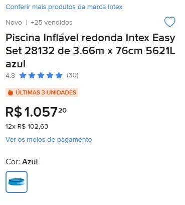 Vendo piscina com a capa por 600 - Foto 2