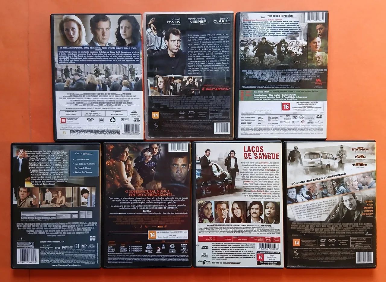 Dvd Coleção Clive Owen  - 7 Títulos  - Foto 2