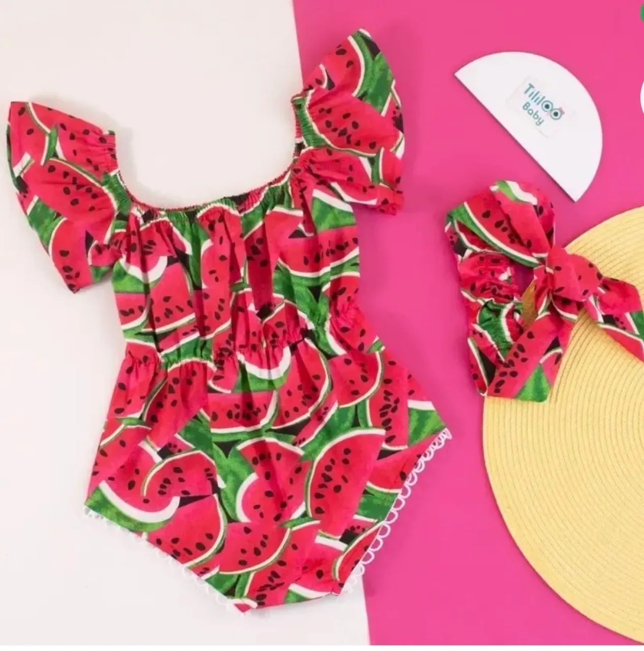 Conjunto bebê de melancia - Foto 2