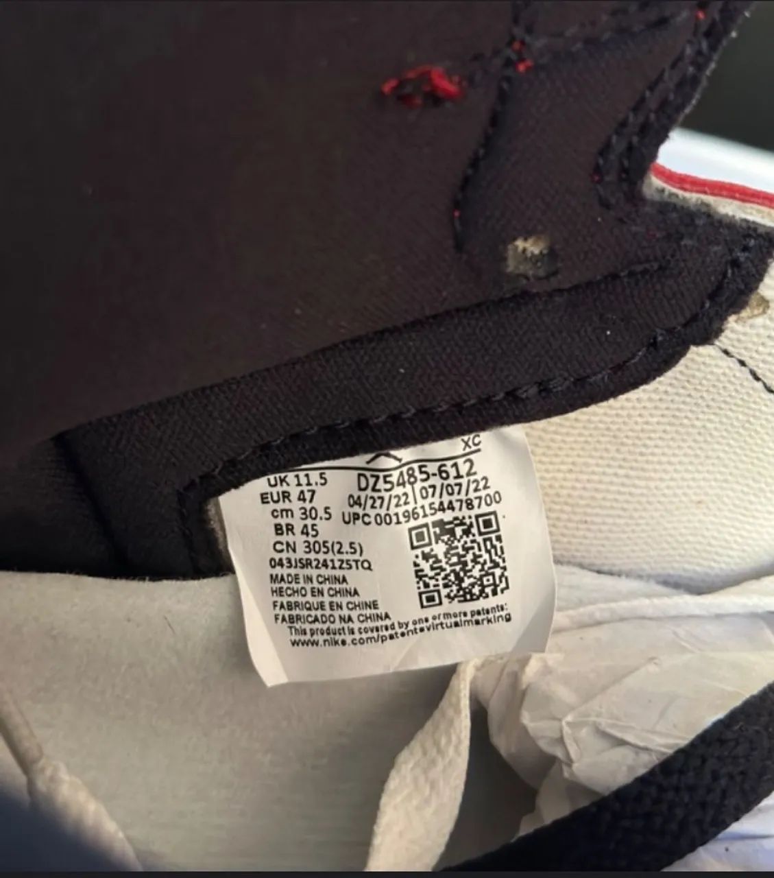 JORDAN 1 HIGH LOST AND FOUND CHICAGO - Foto 4