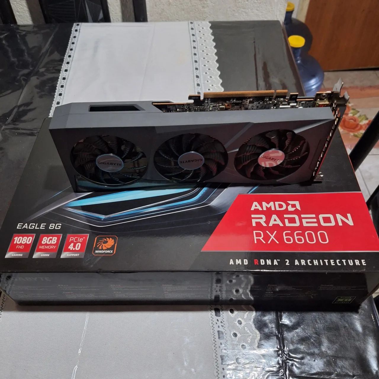 Placa de vídeo Rx 6600 8gb GIGABYTE - Foto 3