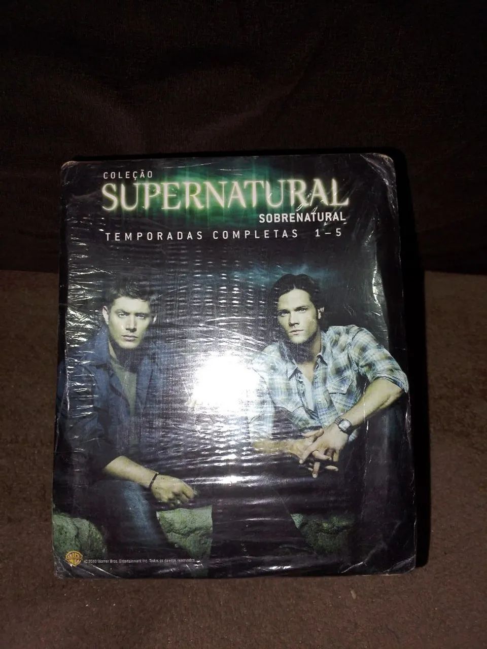 Box dvds coleção supernatural 
