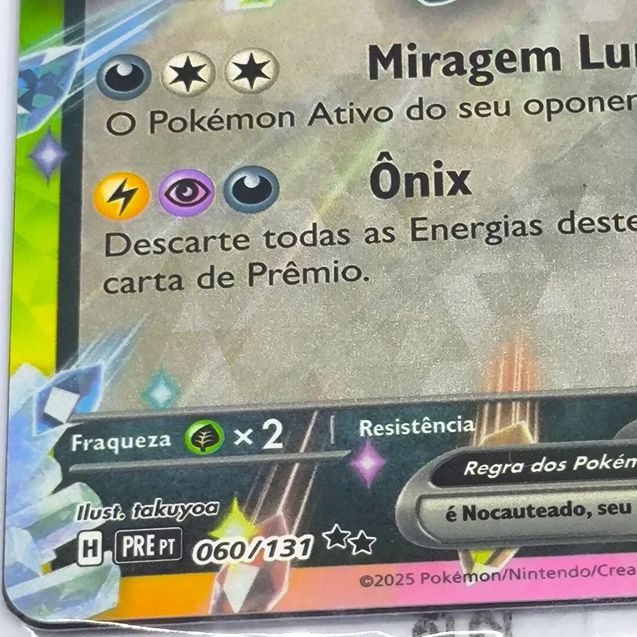 Pokémon Umbreon ex 060/131 | Evoluções Prismáticas | Lacrado - Foto 4