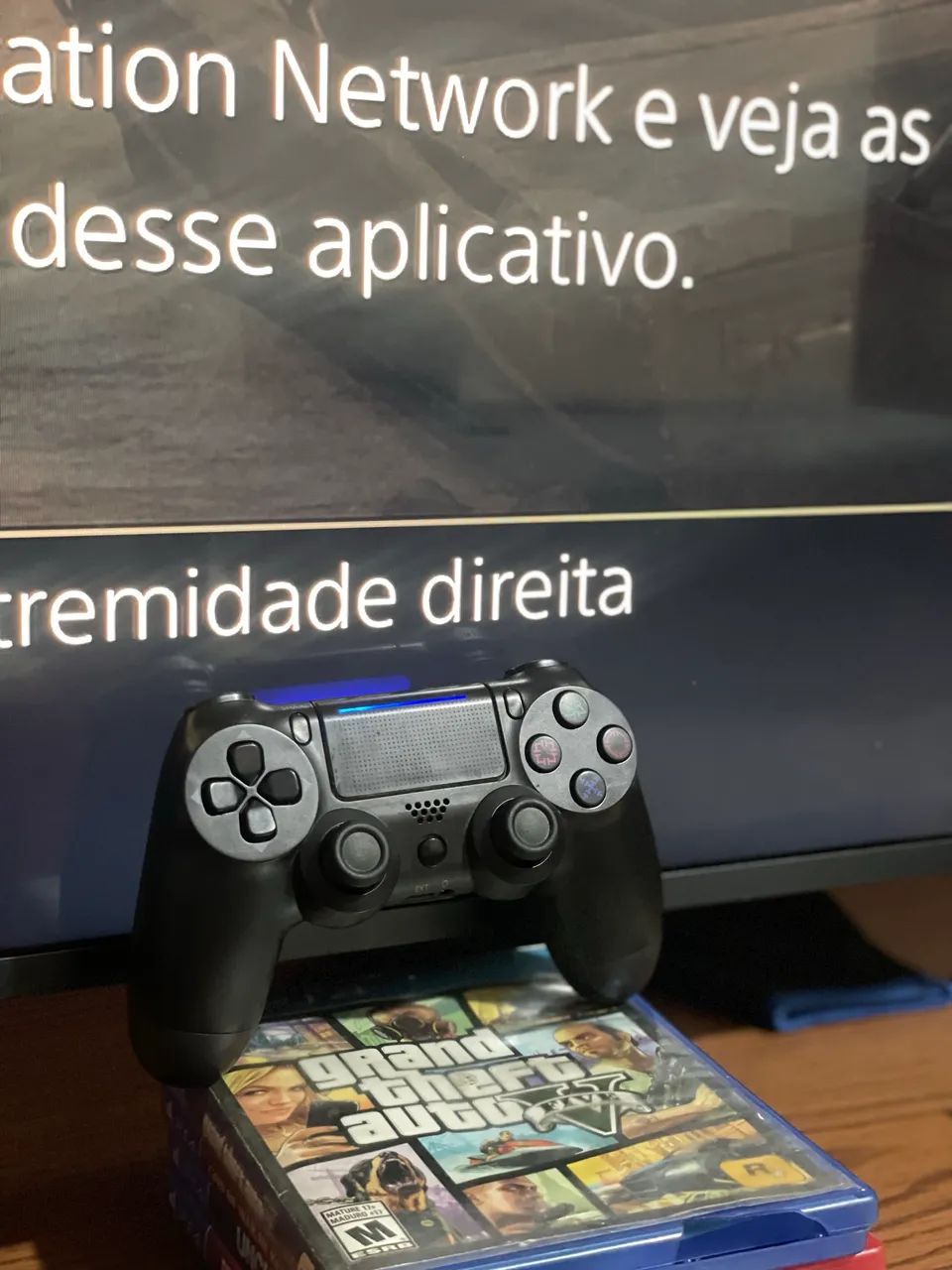 PS4 + CONTROLE + GTA V - Foto 4