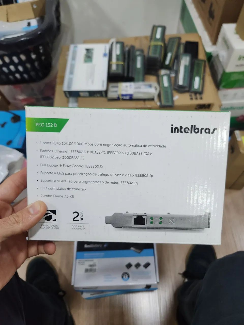 Placa de rede Intelbras giga bit - Foto 2