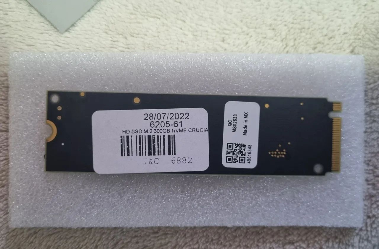 Nvme crucial 500gb - Foto 2