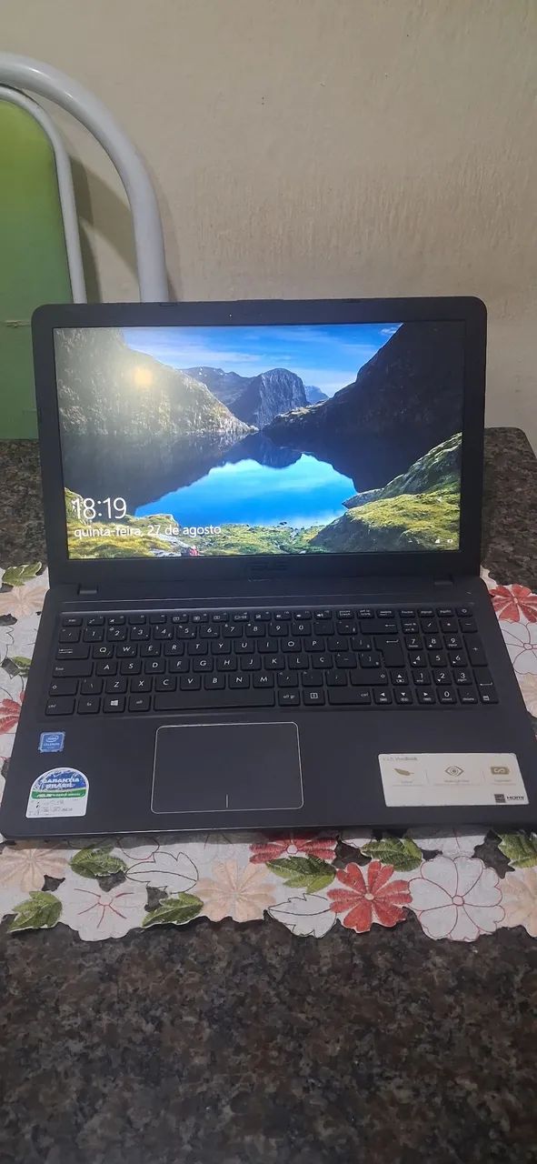 Notebook Asus tela de 15 Polegadas 