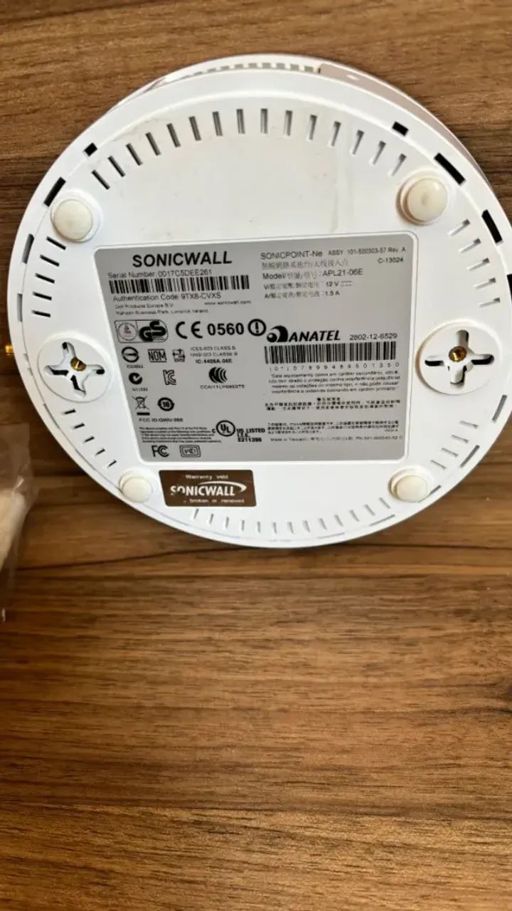 Access Point Sonicwall Sonicpoint Ne APL21-06E Rede A/B/G/N SEM FONTE - Foto 4