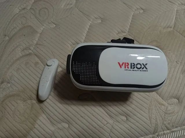 Óculos VR Box + Controle Bluetooth - Usado, funcionando ANTIGO