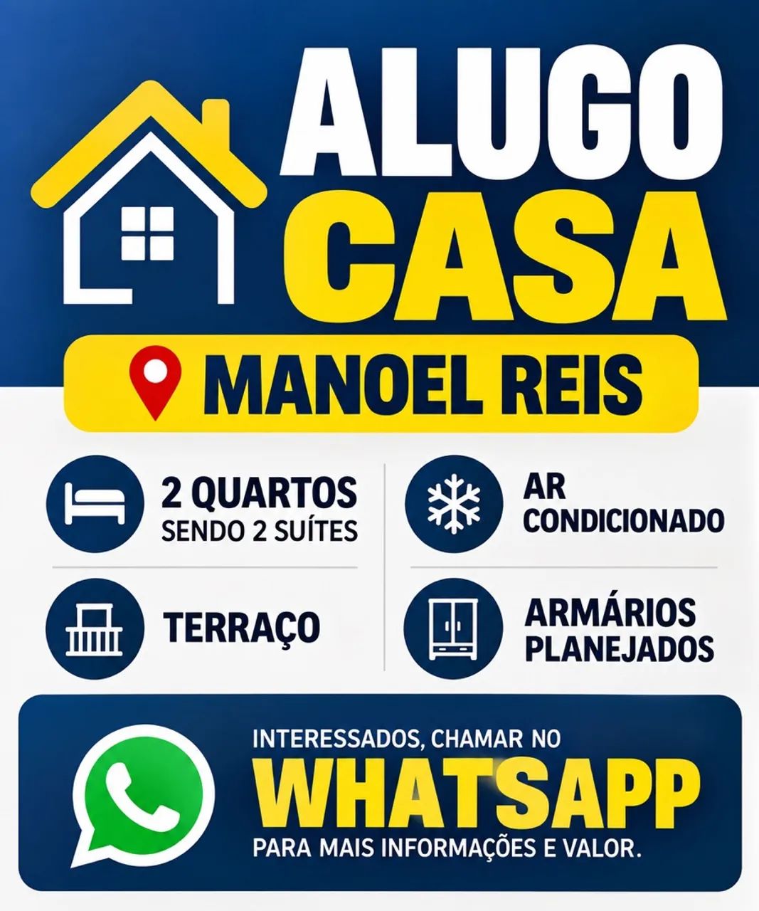 Alugo casa 