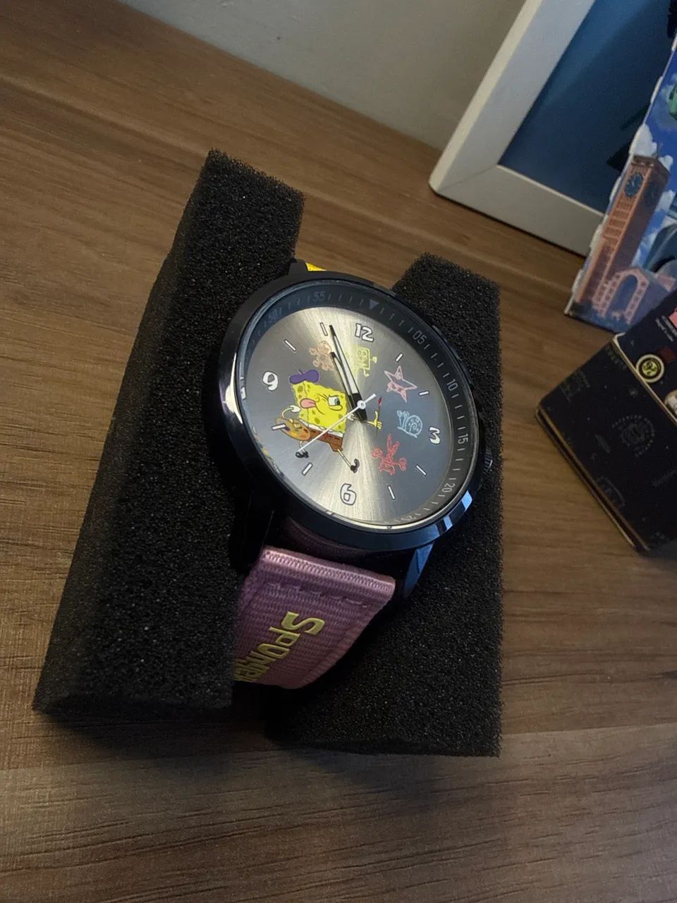 Relógio Bob esponja MINISO japonesa