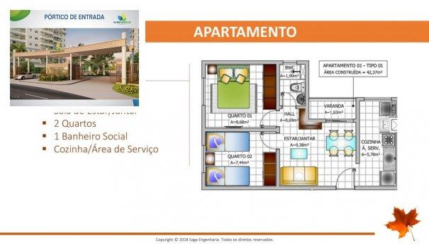BELLEVILLE - Apartamento em Lançamentos no bairro Forquilha - São Luís, MA - Foto 9