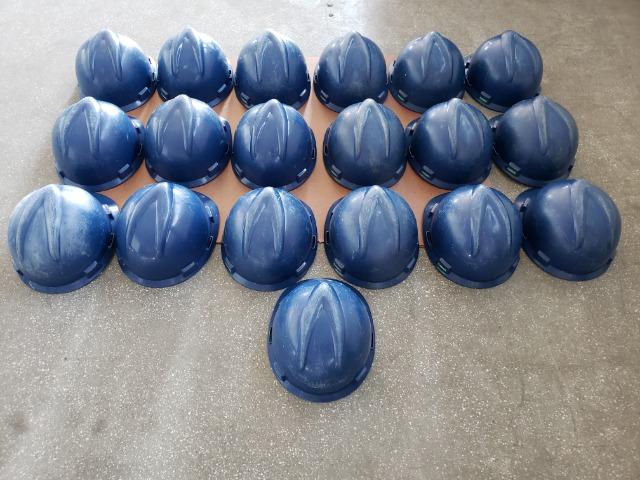 19 capacetes azul royal MSA V-Guard sem carneira - Foto 3