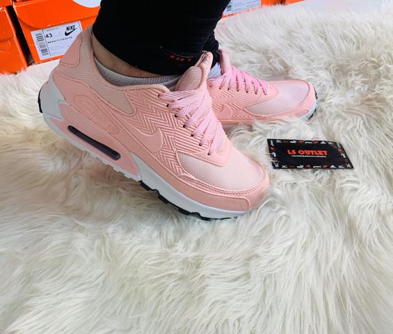 air max 90 rosa claro