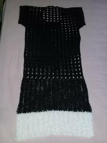 Vestido de crochê (todo feito a mão) Tamanho M - Foto 2