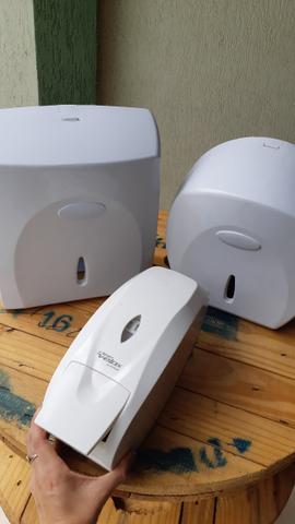 Dispenser Para Sabonete + Toalheiro + Porta papel higiênico