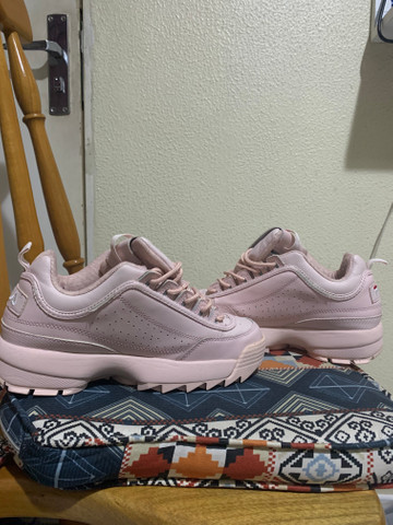 fila disruptor original rosa