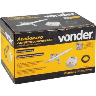 Aerógrafo C/Mini Compressor Vonder