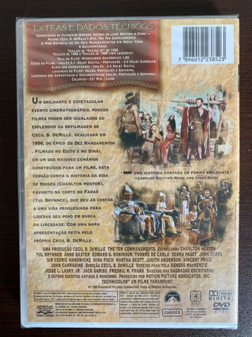 DVD duplo Os Dez Mandamentos -ed. especial para colecionador - Foto 2