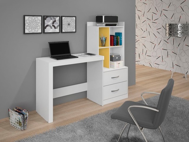Sala escritório quarto mesa office com nicho  - Foto 5