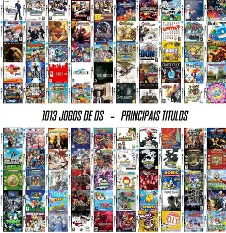 R4 Jogos Nintendo Ds , e Emul. Pt Br para 3ds Nds Dsi, Jogo de Videogame  Nintendo Usado 90784060