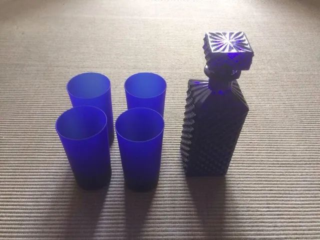 Garrafa e copos para Wisky 