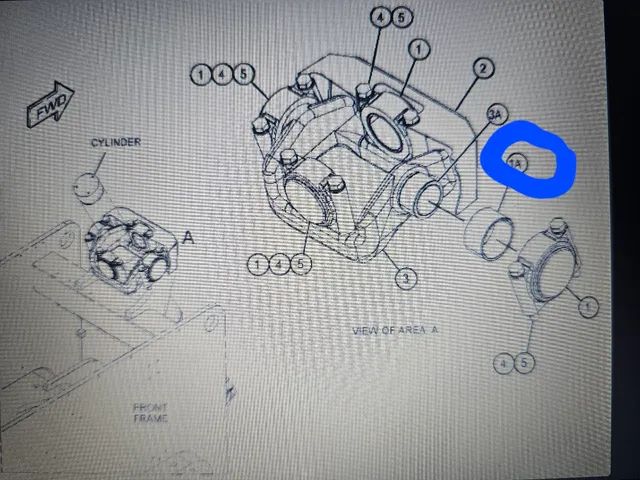 Trator esteira carregadeira motoniveladora caterpillar bucha nova original 9J5284 - Foto 5