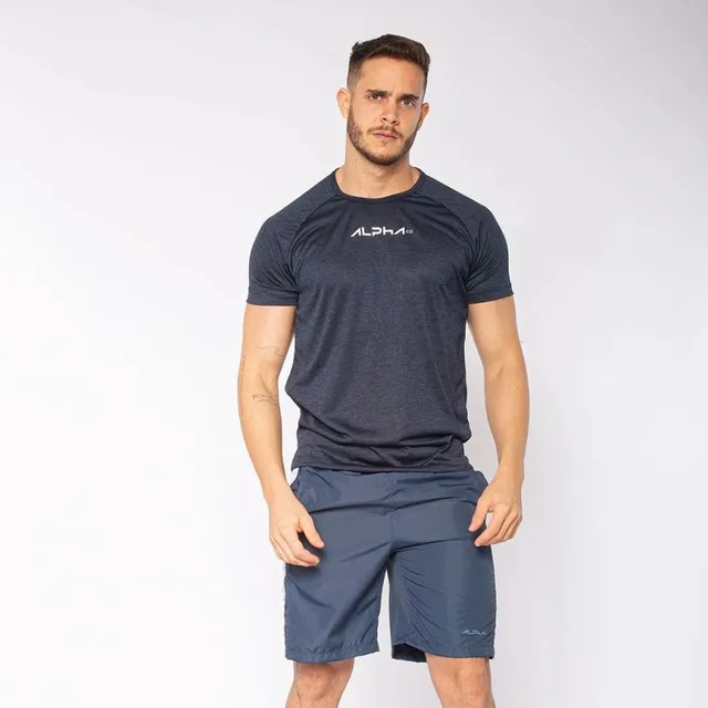 Nova Moda De Verão ALPHALETE Mens Manga Curta T Shirts Musculação