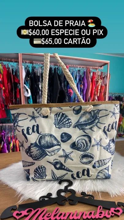 Bolsa moda praia 