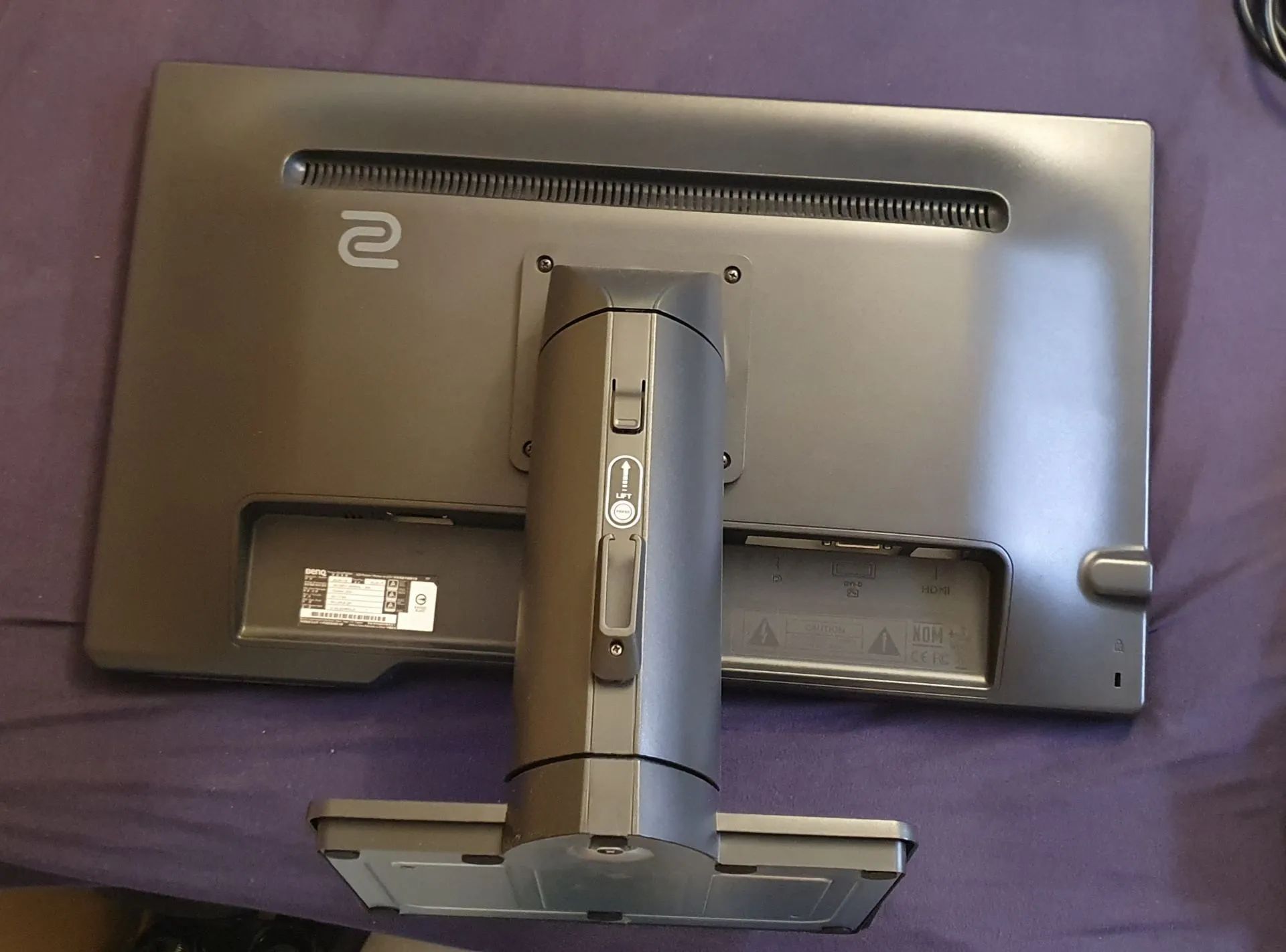 Monitor Benq Zowie XL2411 LCD 24" 144hz 1ms - Foto 4