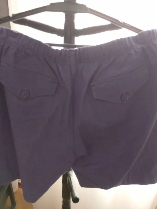 Shorts unissex Azul - Foto 2