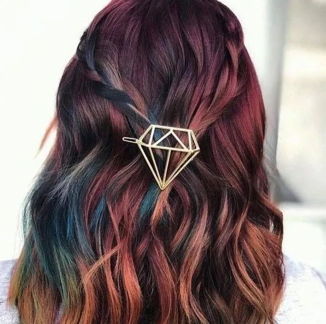 Acessório De Cabelo Clip Presilha Grampo Tic Tac Diamante