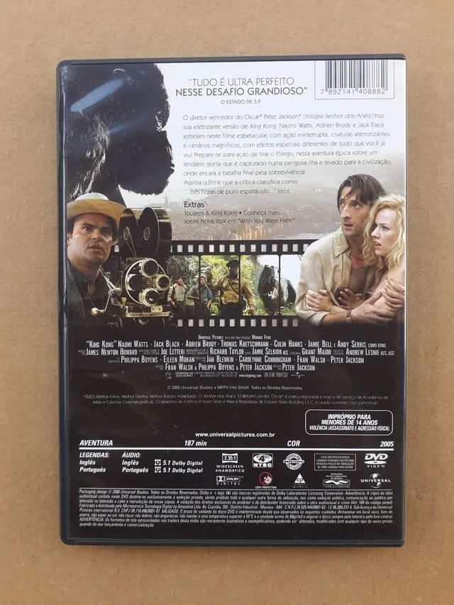 DVD King Kong 2005 - Foto 2