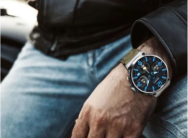 lançamento V69-Smartwatch Tela Gigante  super grande 1,85 - Foto 6