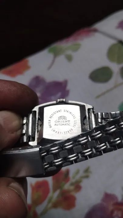 Relógio Antigo Orient Automático Feminino Vidro Crystal #av - Foto 3